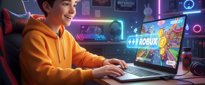 Consiga Robux de forma Rápida e Fácil!