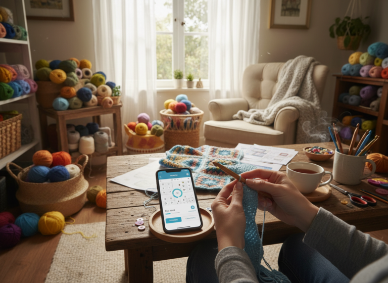 aprenda crochê usando apps gratuitos no celular