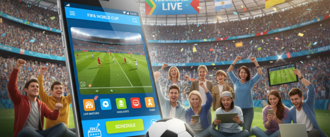App Gratuito para Assistir a Copa do Mundo ao Vivo e Futebol Online