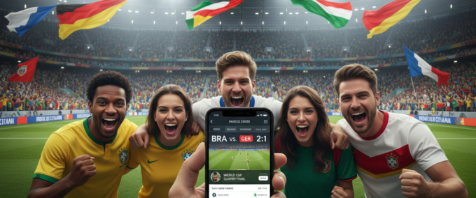 App para assistir futebol e Copa do Mundo ao vivo